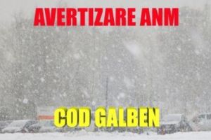 METEO. Cod GALBEN de BURNIŢĂ şi POLEI