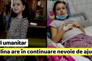 Apel umanitar: Adelina, fetiţa de 10 ani din Piatra-Neamţ, are în continuare nevoie de ajutor