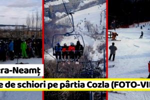 Piatra-Neamţ: Pârtia Cozla, luată cu asalt de schiori (FOTO-VIDEO)