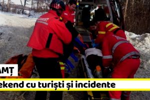 Salvamont Neamţ: Weekend aglomerat, cu turişti dar şi incidente