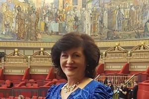 Elvira Șarapatin, singurul parlamentar de Gorj, prezent la Ateneul Român la preluarea preşedinţiei Consiliului UE