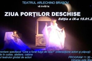Ziua Porţilor Deschise la Teatrul Arlechino