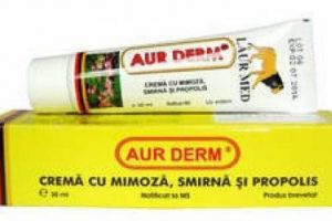 Crema Aur Derm a fost retrasă de pe piaţă, iar flacoanele vor fi distruse