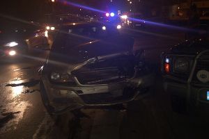 Impact violent între două maşini, în municipiul Satu Mare