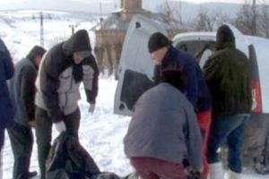 A murit îngheţat în zăpadă