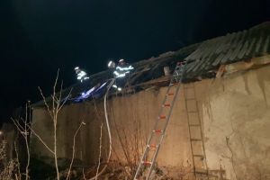 Alerta la pompieri. Un incendiu a izbucnit in localitatea Satu Nou judetul Tulcea. Intervin pompierii (galerie foto)