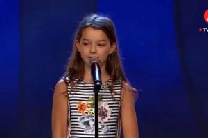 VIDEO /Eva o fetiţă româncă de 10 ani este în finala „Suedezii au talent”! Eva este fiica unor medici, care acum lucreaza in Suedia