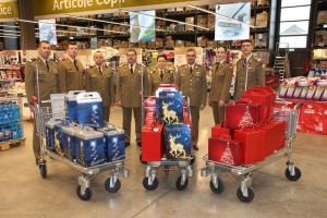 Cadouri pentru copiii din Basarabia, cumpărate de militarii Brigăzii 81 Mecanizate Bistriţa