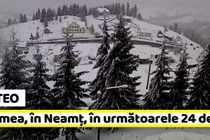 Meteo: Vremea, în Neamţ, în următoarele 24 de ore (15-16 ianuarie)