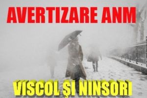 Mare atenţie! Meteorologii AVERTIZEAZĂ: Cod portocaliu de ninsori şi viscol: Ce zone sunt AFECTATE