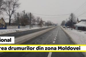 Naţional: Starea drumurilor din zona Moldovei
