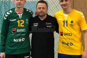Claudiu Lazurcă şi Ionuţ Andreescu au evoluat pentru România în meciurile test cu ...