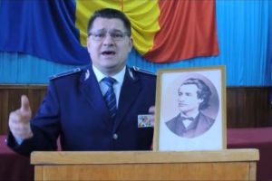 Latura artistică a poliţistului harghitean Gheorge Filip, aduce un omagiu Luceafărului poeziei româneşti