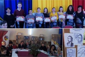 FOTO: 15 Ianuarie – Ziua Culturii Naţionale şi ziua marelui poet, Mihai Eminescu, la Liceul Teoretic Teiuş