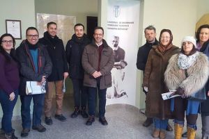 FOTO: Turişti străini, în vizită la Târgu Jiu