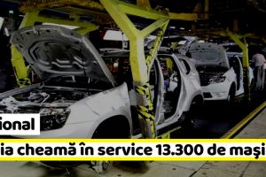 Naţional: Dacia cheamă în service peste 13.000 de maşini