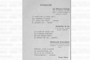 Traian Marcu, cel care a satirizat lumea din jur prin epigramele sale 