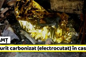 Neamţ: Intervenţie pentru o persoană găsită carbonizată