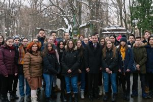 Primarul Mihai Chirica, a luat parte ieri, 15 Ianuarie,la evenimente dedicate marcarii a 169 de ani de la nasterea poetului Mihai Eminescu