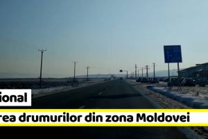 Naţional: Ninsori slabe în Moldova. Cum se circulă pe drumurile naţionale, detaliat pe judeţe