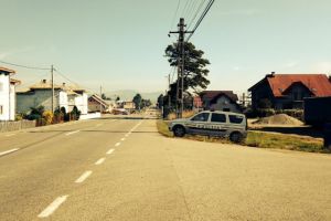 Mai multe machete care imită maşinile cu radare, pe DN 17 Suceava-Cluj