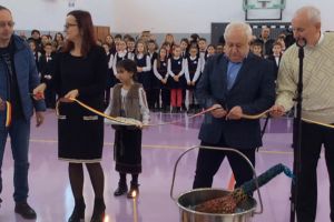Sala de sport de la Şcoala „Mihai Eminescu” a fost reabilitată