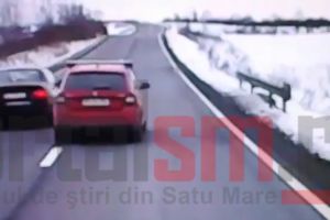 VIDEO. Cea mai riscantă depăşire filmată vreodată în România