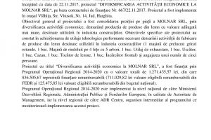 ANUNȚ DE FINALIZARE PROIECT