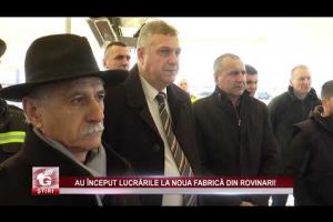 AU ÎNCEPUT LUCRĂRILE LA NOUA FABRICĂ DIN ROVINARI!