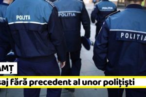 Neamţ: Mesaj fără precedent al unor poliţişti din Neamţ