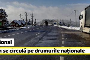 Naţional: Carosabil umed în Moldova. Cum se circulă pe drumurile naţionale (17 ianuarie)