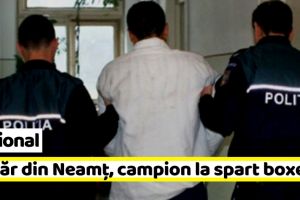 Naţional: Un tânăr din Neamţ, 10 boxe sparte într-o noapte