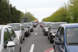 Trafic blocat pe DN7, între Burjuc şi Zam