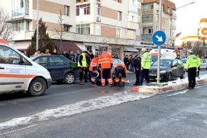 Spulberate pe marcajul pietonal