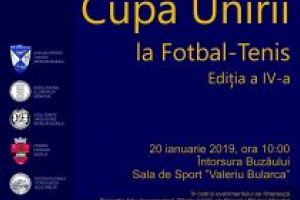 „Cupa Unirii” la  Fotbal-tenis în sală, la Întorsura Buzăului