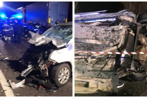 FOTO. Accident teribil în Italia: 5 români şi-au pierdut viaţa după ce au dat o spargere