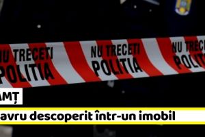 Neamţ: Cadavru descoperit într-un imobil