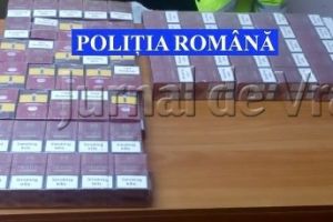 Țigări de contrabandă, confiscate din piaţă, la Adjud
