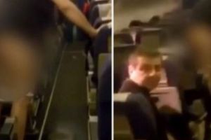 Panică într-un avion! Pasagerii, în stare de ȘOC. Cu chiloţii în vine...Gestul DEZGUSTĂTOR al unui bărbat mort de beat - VIDEO +18