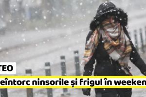METEO: Se reîntorc ninsorile şi frigul în weekend
