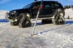 Interesant! DUSTER pe şenile testat la RÂNCA