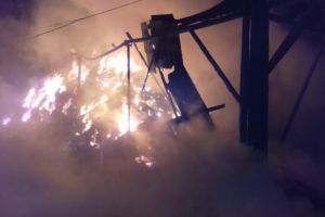 Incendiu pus intenţionat la Aninoasa