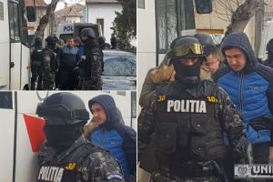 FOTO, VIDEO. Crima de la MEDIAȘ: Cei trei bărbaţi arestaţi preventiv, aduşi la Curtea de Apel Alba Iulia, după ce au contestat măsura/ Doi sunt din Alba