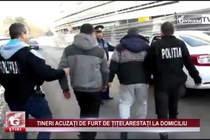 9+ 0:35 / 1:32 TINERI ACUZAȚI DE FURT DE ȚIȚEI,ARESTAȚI LA DOMICILIU