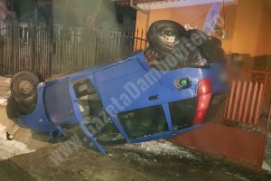 A văzut moartea cu ochii din cauza vitezei şi a drumului necurăţat