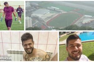 FOTO: Albaiulianul Vlad Ignat, primul fotbalist român ce joacă în Gibraltar! Fostul goalkeeper rapidist a semnat cu Glacis United