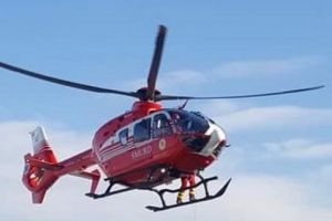 FOTO: Salvamontiştii, pregătire pentru salvarea cu elicopterul