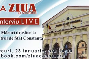 Interviu live: Teatrul de Stat Constanta, in lumina reflectoarelor! (galerie foto)