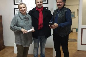 Galerie foto: Artistul gorjean Florin Preda-Dochinoiu expune la Galeriile Atelier Art din Bistriţa