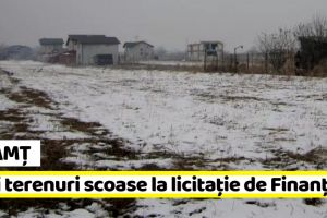 NEAMȚ: Trei terenuri scoase la licitaţie de Finanţe